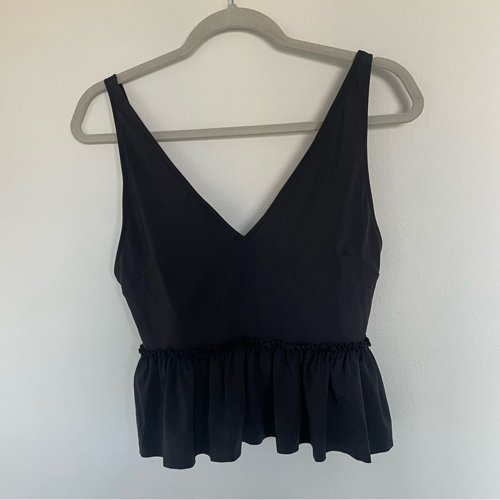 Kortni jeane v neck swim top black medium - Picture 3 of 7